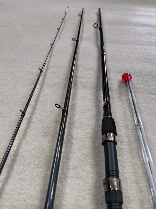 Zestaw Wędka feeder 360 master + Kołowrotek wolny bieg + żyłka 500m