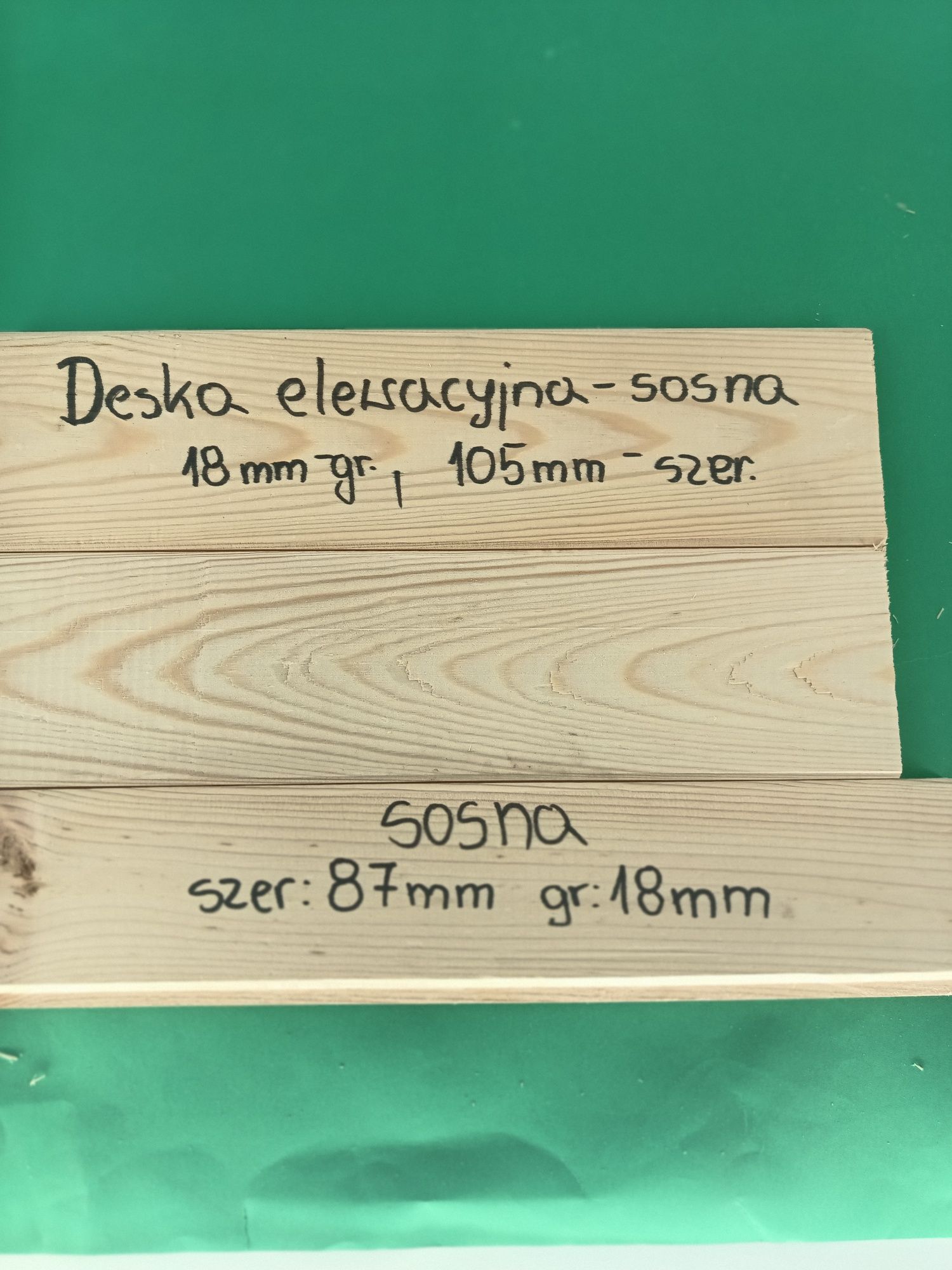 Deska elewacyjna boazeria modrzew strugane