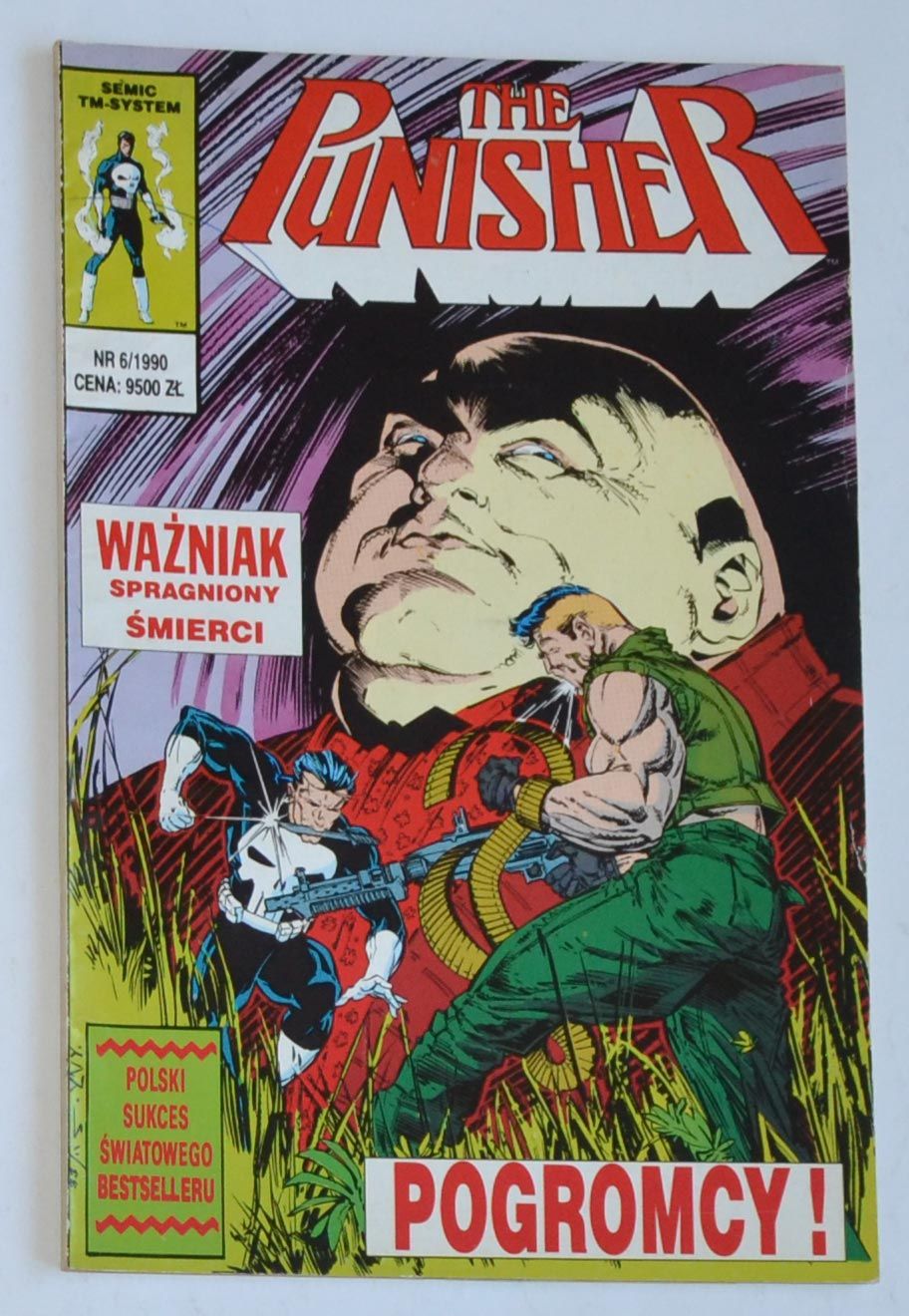 Komiksy:	the Punisher rok  1990 Tm Semic Całość lub na sztuki