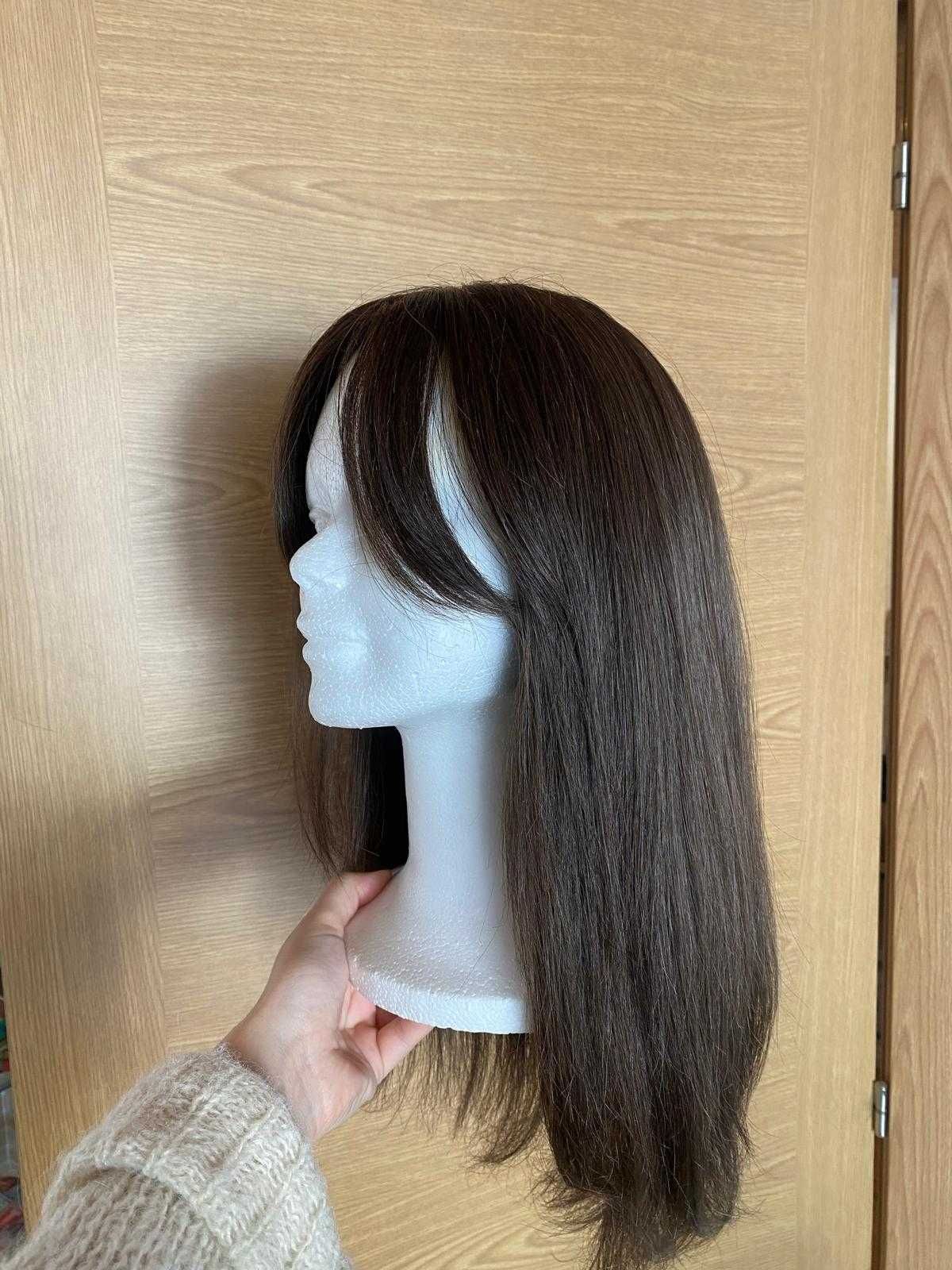 Peruca estilo cabelo natural