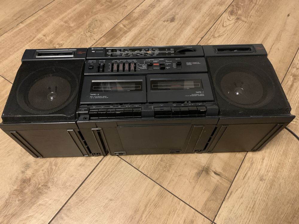 Radimagnetofon Hitachi TRK-W530E retro
