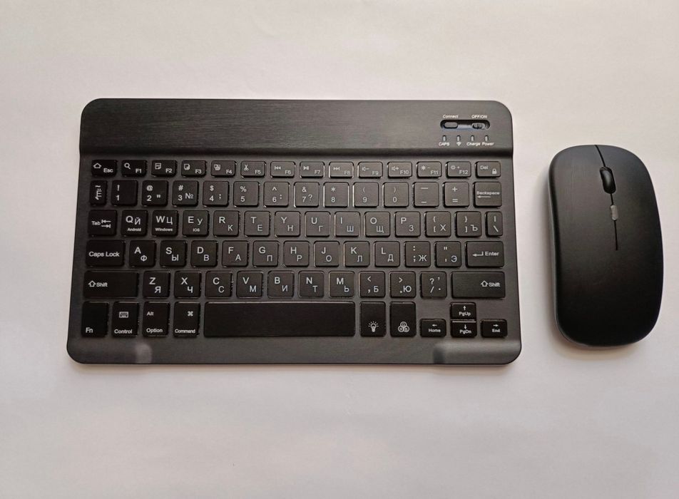 Беспроводная клавиатура с подсветкой + мышка/Бездротова клавіатура