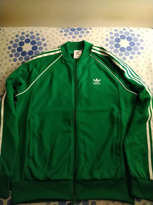 Casaco Adidas Verde e Branco