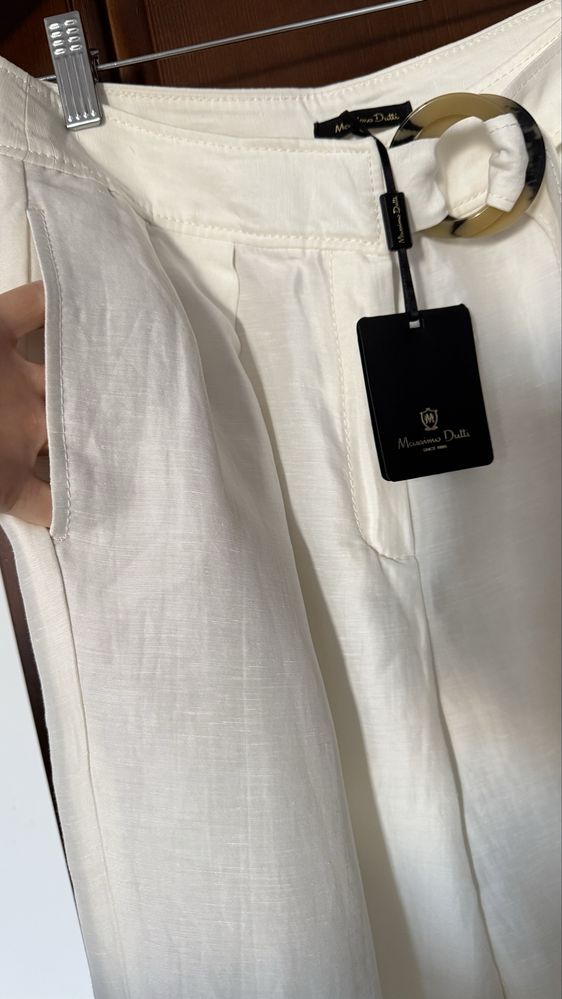 Льняні штани Massimo Dutti 36 розмір