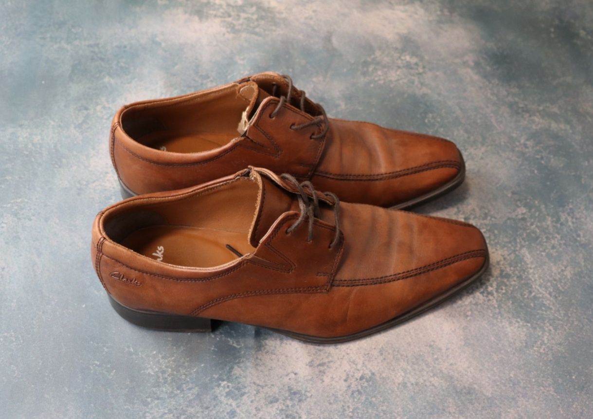 Półbuty męskie Clarks England rozmiar 42