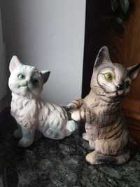 Stare figurki kotków 2 SZTUKI