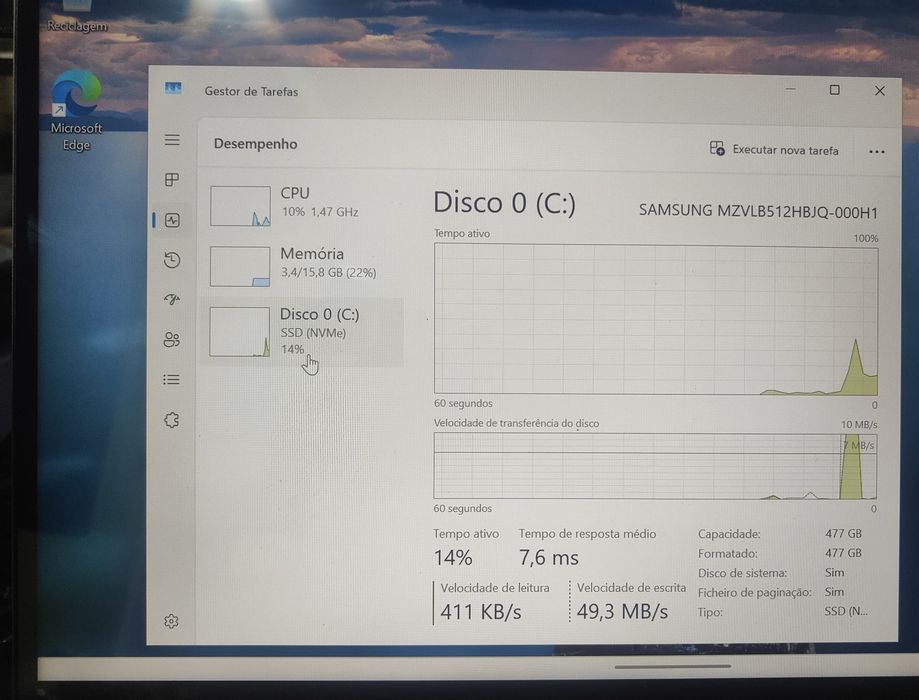 Portátil HP Pavilion X360 14" Tátil i7 10th 16GB -  512GB - MX250 2GB