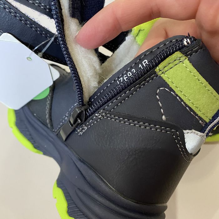 Зимові черевики чобітки зимние ботинки для мальчика 22 24 25 26 27