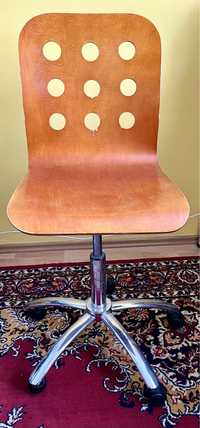 Krzeslo obrotowe regulowane drewniane ergonomiczne