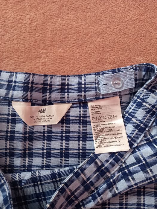Spódnica w kratkę, H&M