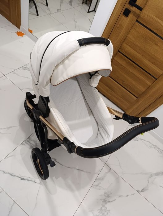 Bebetto Wózek 2w1 jak nowy piękny jasny