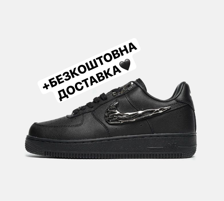 Є В НАЯВНОСТІ‼️Кросівки Nike Air Force 1 Low Molten Metal (Чорний),фор