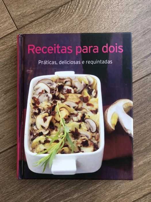 Livros receitas (“Na mesa em 20 minutos” e "Receitas para dois")