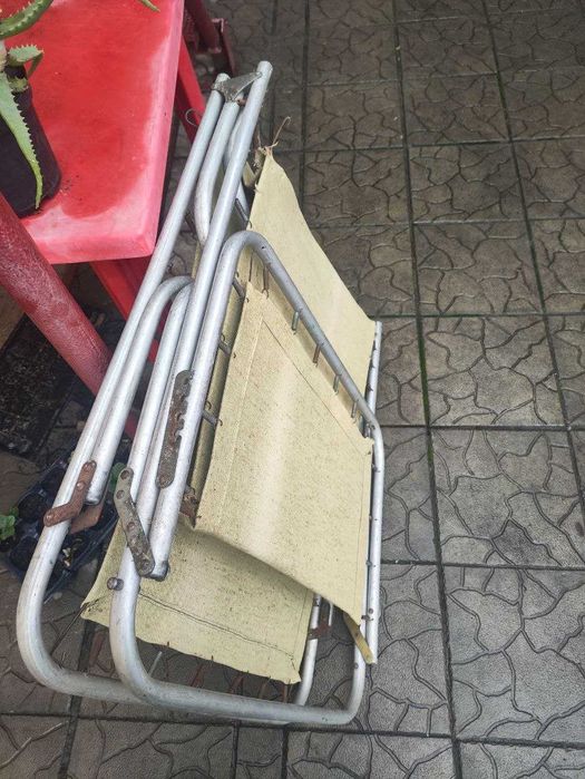 Розкладушка алюмінієва б/у