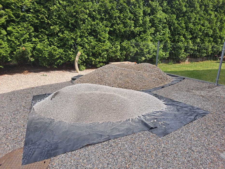 Kruszywa, kamień, tłuczeń, żwir, kliniec, piasek, spóła, mała wywrotka