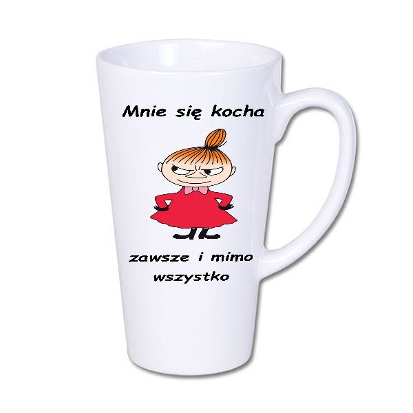 Kubek z nadrukiem Mała Mi,  Śmieszne, BI-LATTE2-MI-052