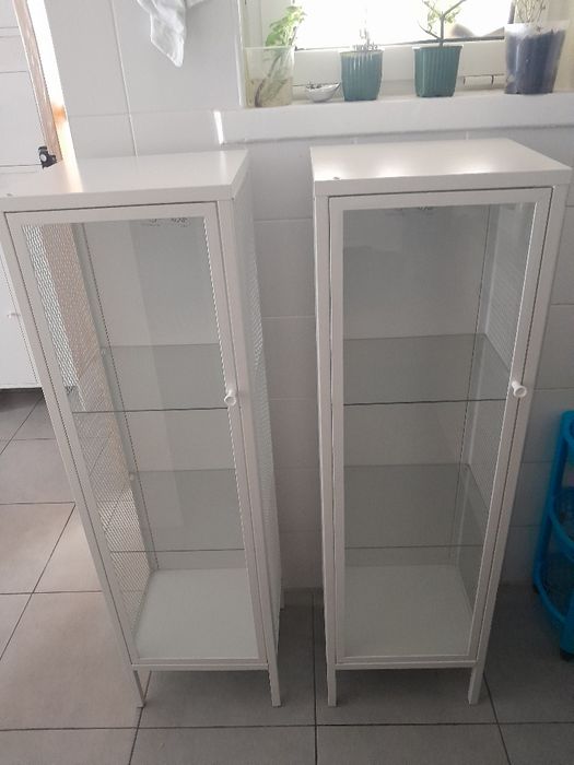 Baggebo vitrina metal/branco