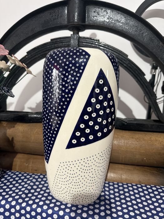 Wazon, gazur, ceramika bolesławiec