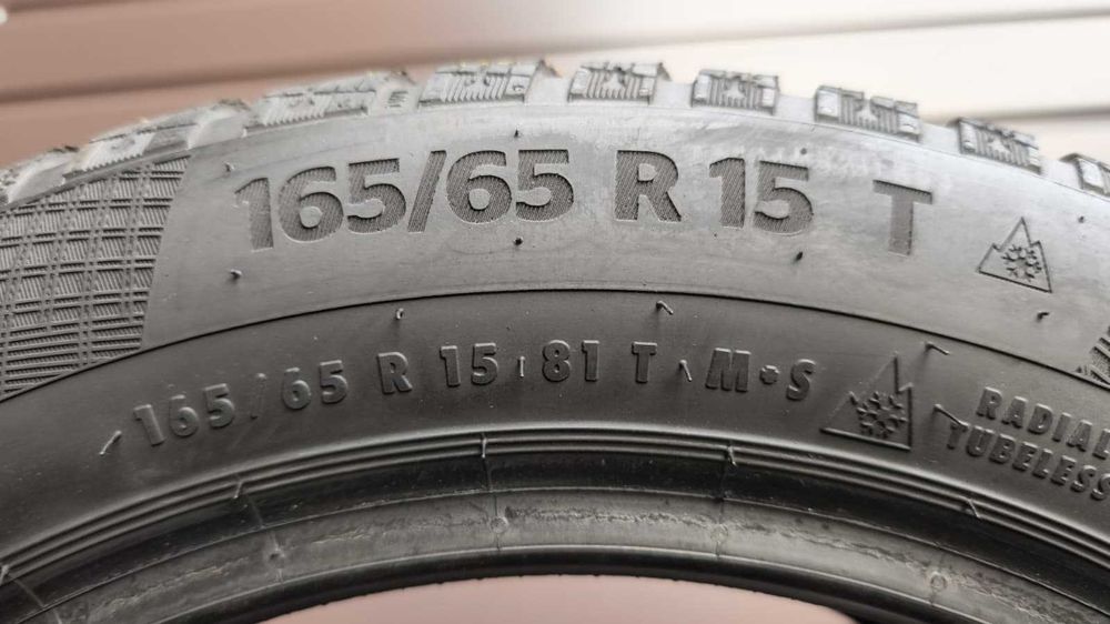 4 sztuki opony zima 165/65/15 Continental  81T (OL607/OH)