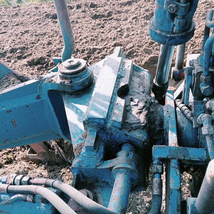 Pług 5 skibowy obrotowy RabeWerk ażurowe odkładnice przedpłużki 4+1