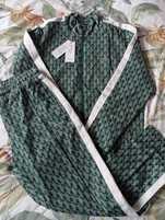 Komplet męski dresowy Lacoste, jasnozielony L monogram nowy model