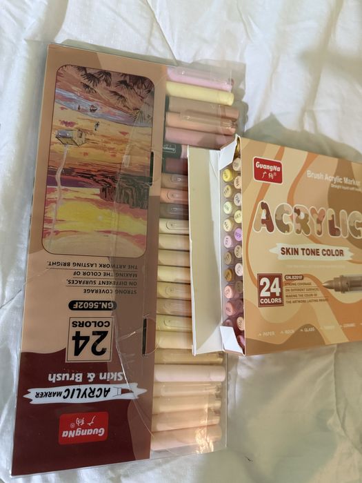 Акрилові маркери та ручки нові для шкіри , scin