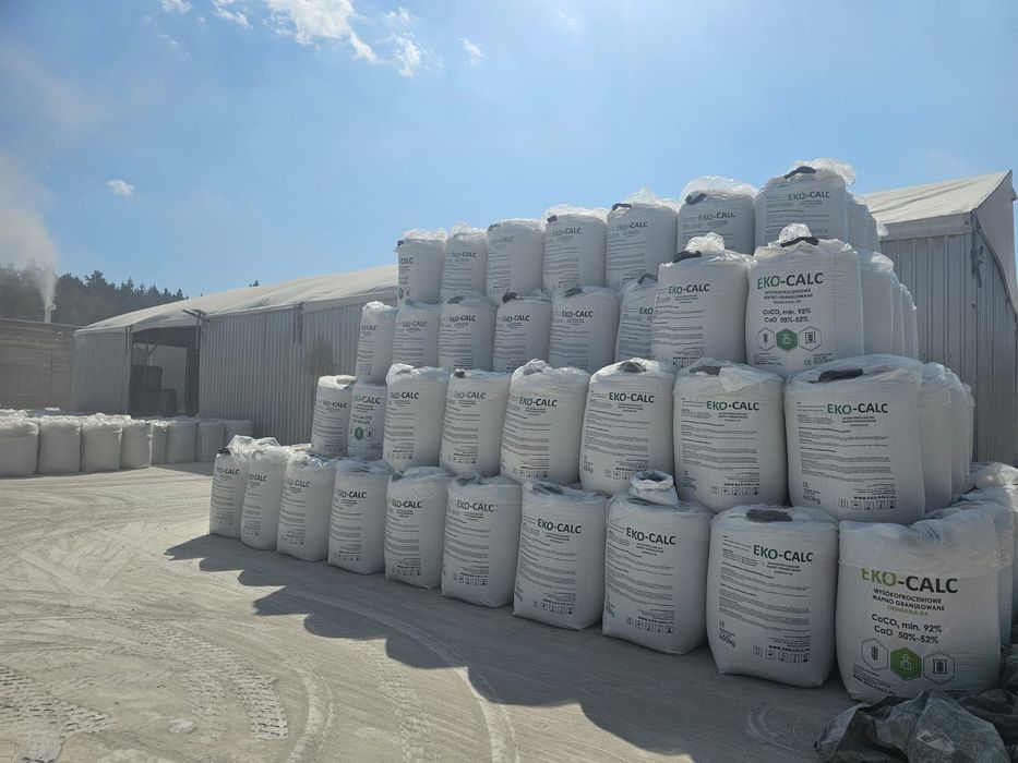 Wapno granulowane,  kreda granulowana