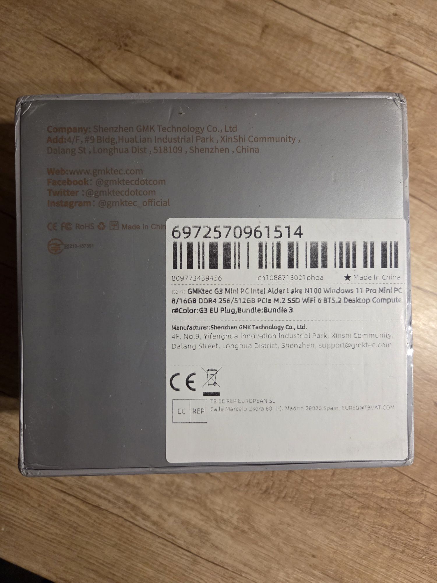Mini PC Intel N100 16GB 512GB 8W k8s Proxmox Raspberry Home Assistant