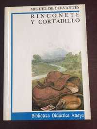 Livro "Rinconete y Cortadillo" de Miguel de Cervantes (em espanhol)