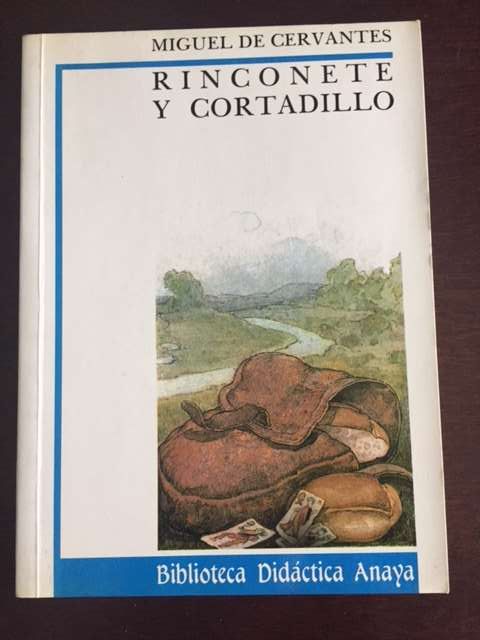 Livro "Rinconete y Cortadillo" de Miguel de Cervantes (em espanhol)