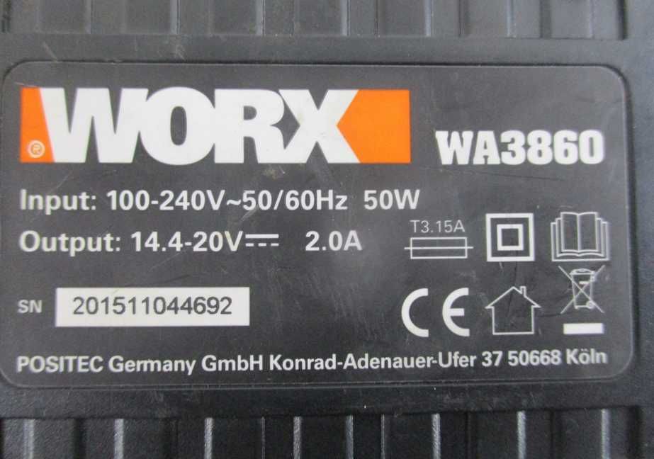 Ładowarka do akumulatorów WORX WA 3860