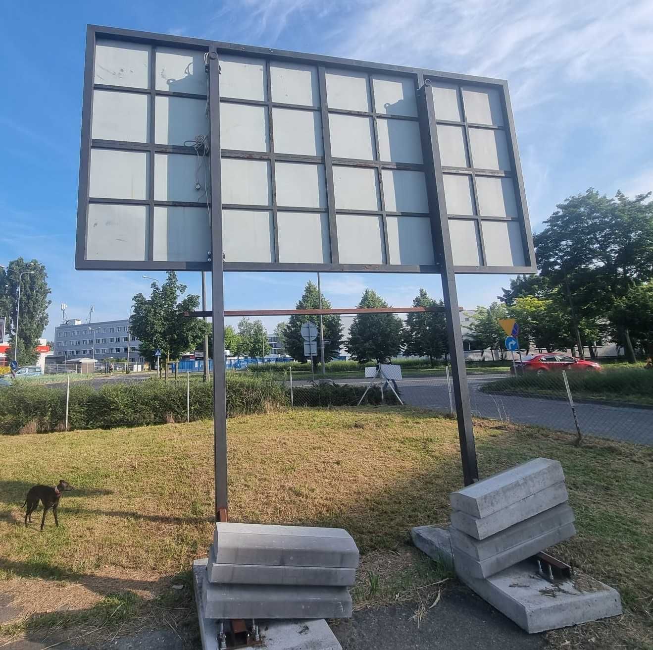 Baner reklamowy 5m x 2,5m - wolnostojący