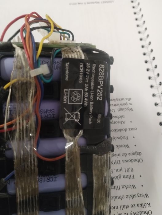 akumulator do odkurzacza BOSCH 828BPV252 silnik