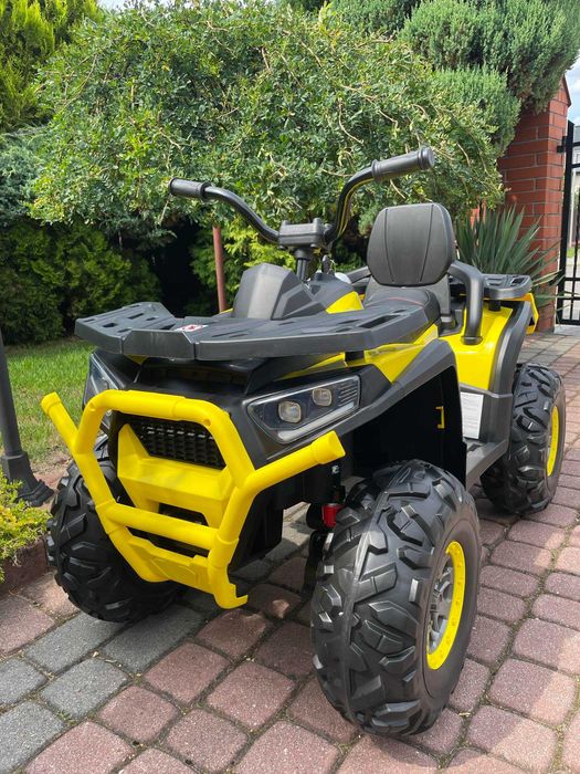 NOWY DUŻY Quad na Akumulator XMX607 4x45 Wat 12V + PILOT + USB + SKÓRA