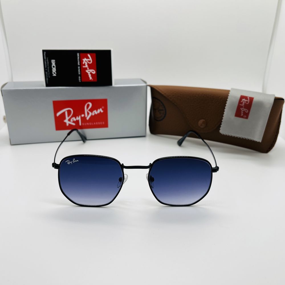 Солнцезащитные очки Ray Ban Hexagonal 3548 Black|Blue Gradient