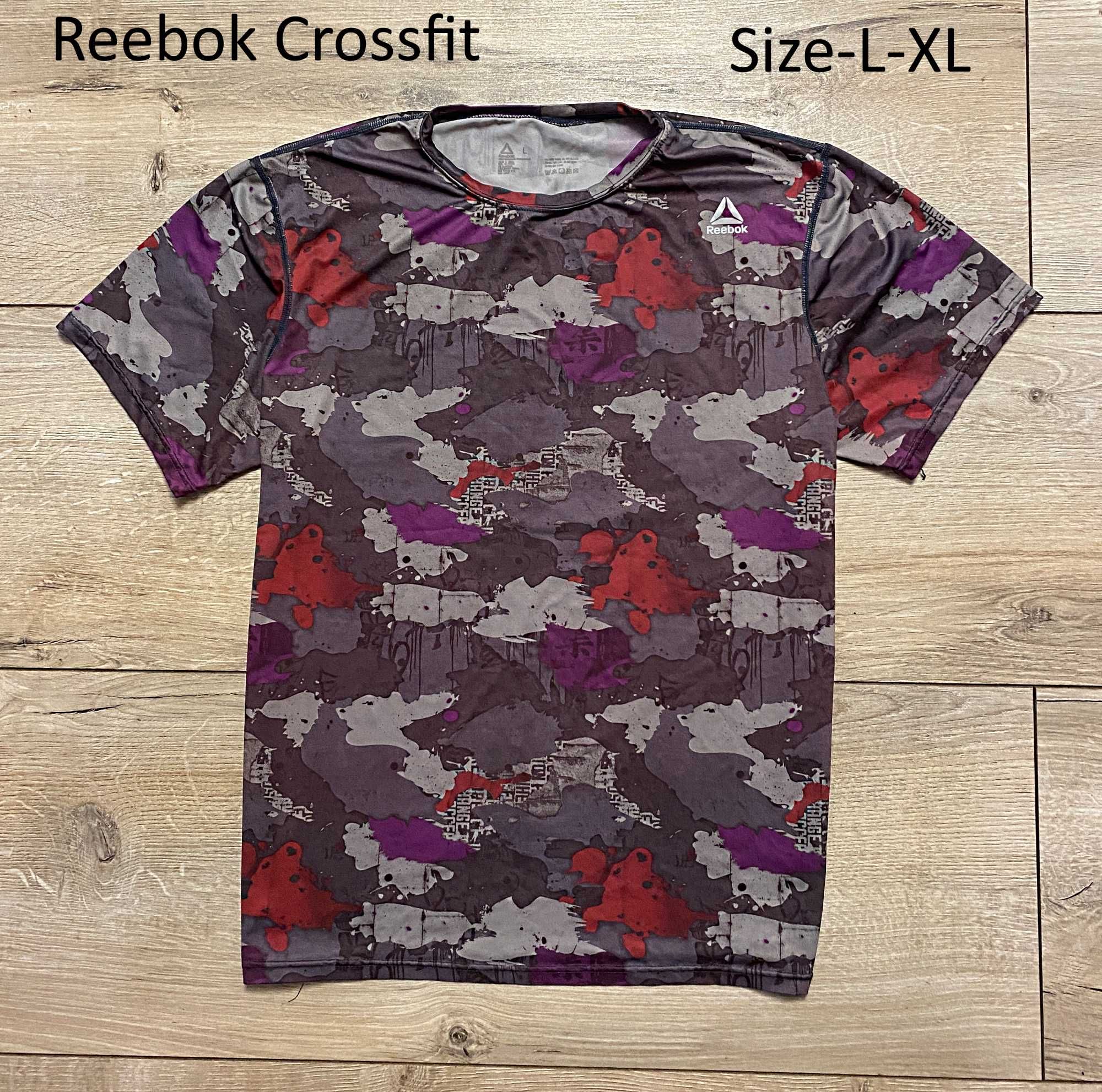 Тренировочная камуфляжная футболка Reebok Crossfit