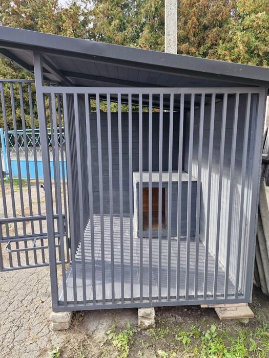 Вольєр з будкою Метал Дерево 2×1.5