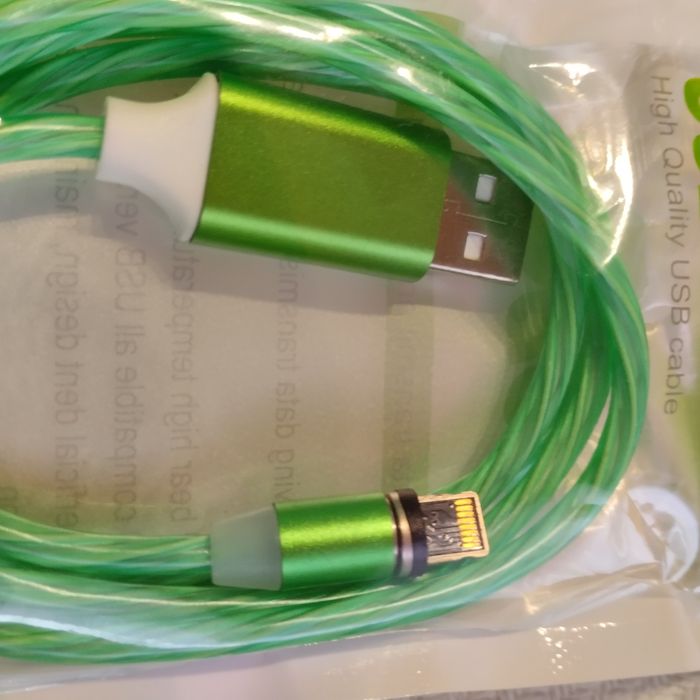 Kabel USB typu lightning 1 m magnetyczny nowy