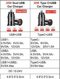 Baseus быстрая зарядка  2 порта QC3.0 5A/30W  ТО ЧТО НАДО