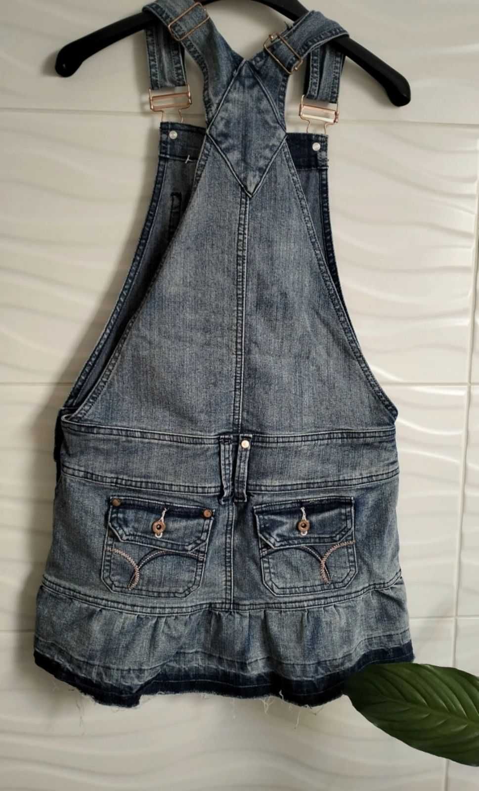 Sukienka jeansowa mini rozmiar S