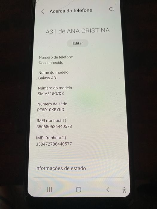 Samsung Galaxy A31 64gb