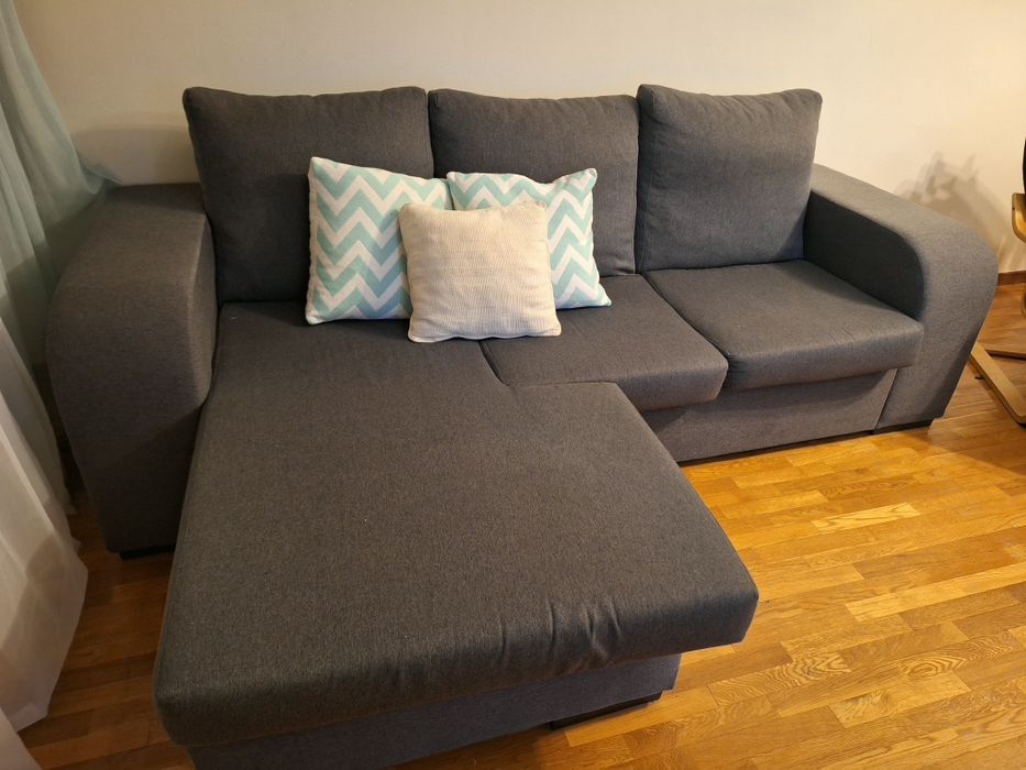 Sofá 3 lugares chaiselongue reversível