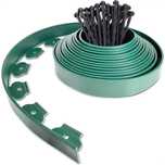 Bordadura Plastico Jardim, separador relva/inertes L