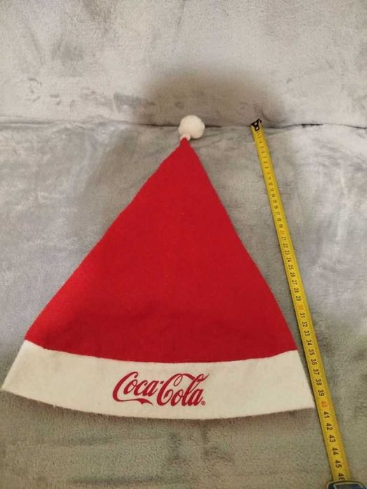 Шапка зимняя новогодняя новорічна Coca Cola
