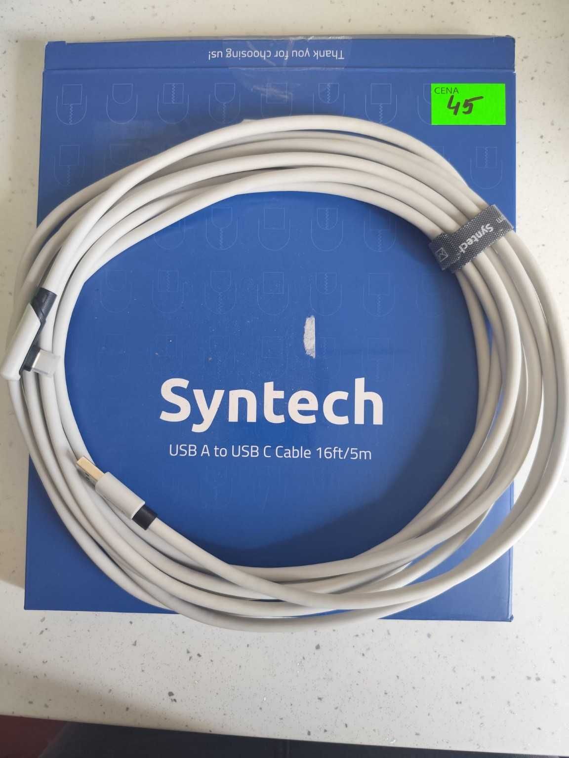 Kabel USB A do USB C Syntech – 5 metrów