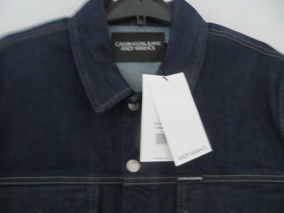 CALVIN KLEIN Jeans ANDY WARHOL Nowa Kurtka Męska XL Jeansowa Dżins