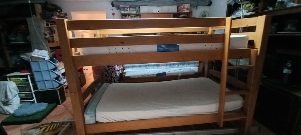 Beliche pinho mel com colchões