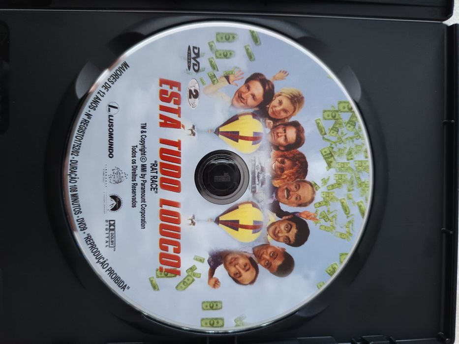 DVD está tudo louco