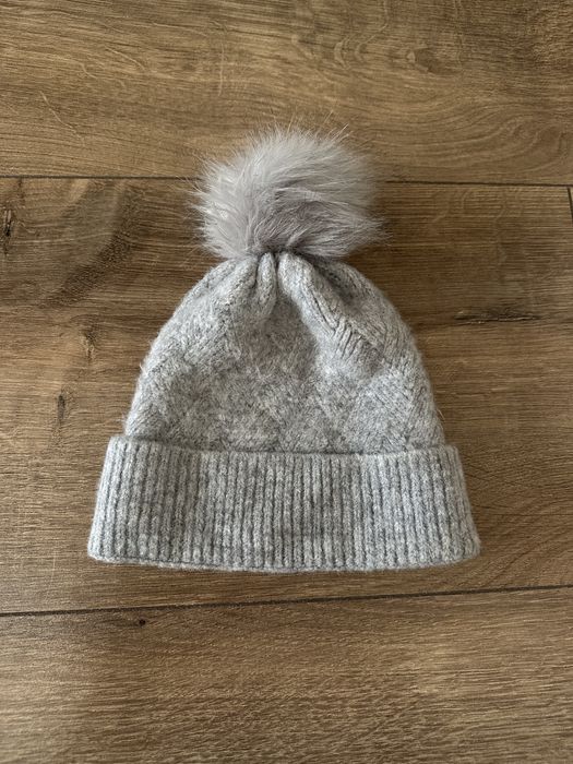 Шапка зимова світло сіра
