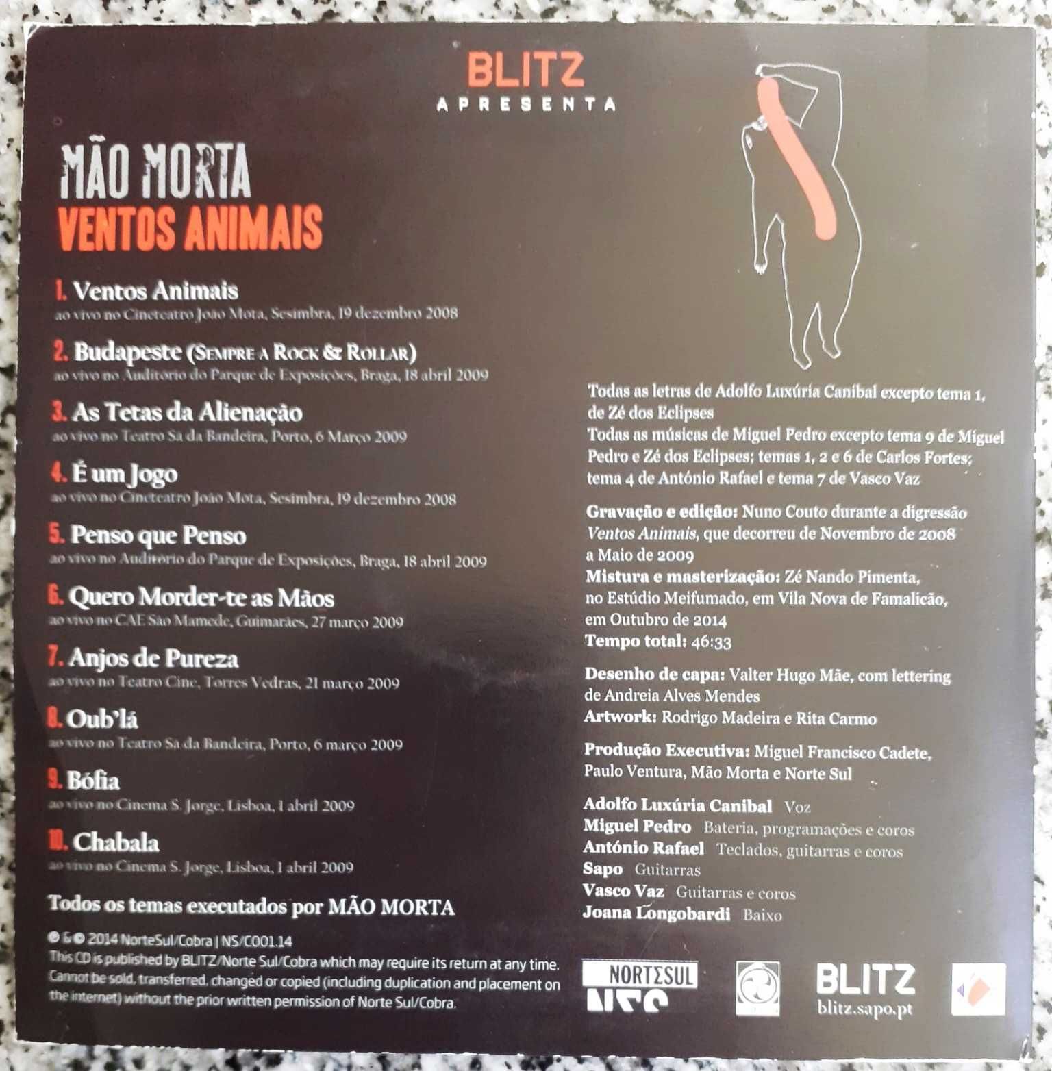 Mão Morta - 4 CDs - Raros - Em Bom Estado